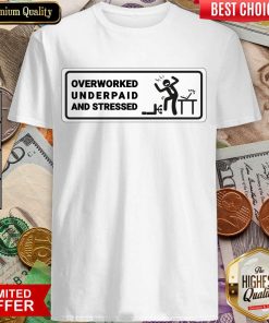 Overworked Underpaid And Stressed Shirt