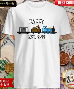 Father's Day Steam Train Daddy Est 2022 Shirt