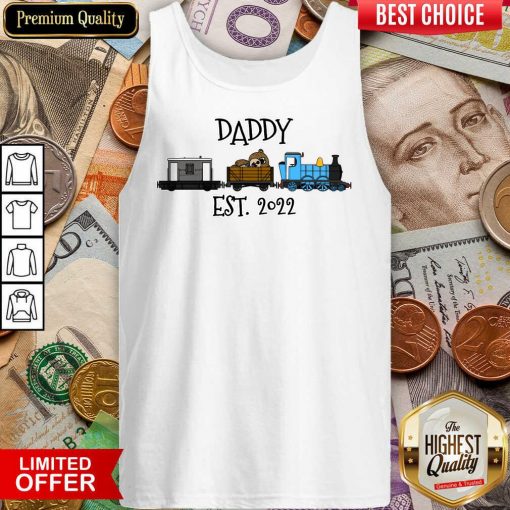 Father's Day Steam Train Daddy Est 2022 Tank Top