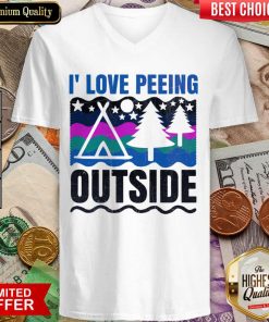 I' Love Peeing Outside V-neck