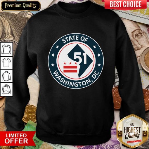 State Of 51 Washington DC Sweatshirt